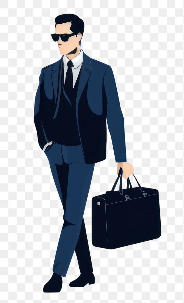 PNG Bag briefcase portrait adult. AI generated Image by rawpixel.