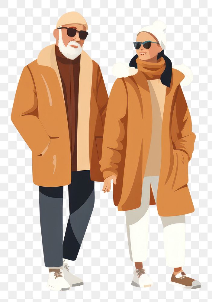 PNG Jacket adult coat togetherness. AI generated Image by rawpixel.