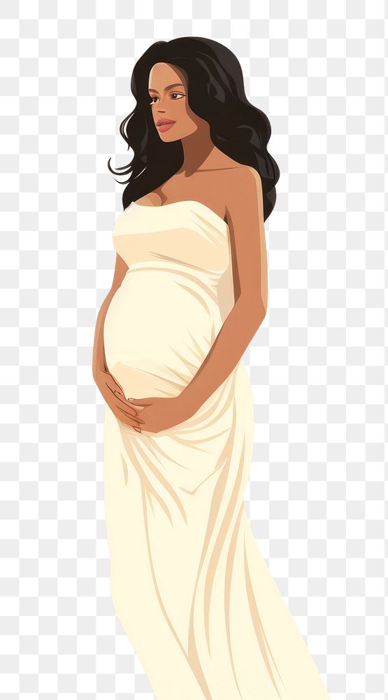 PNG Pregnant fashion dress adult. AI generated Image by rawpixel.
