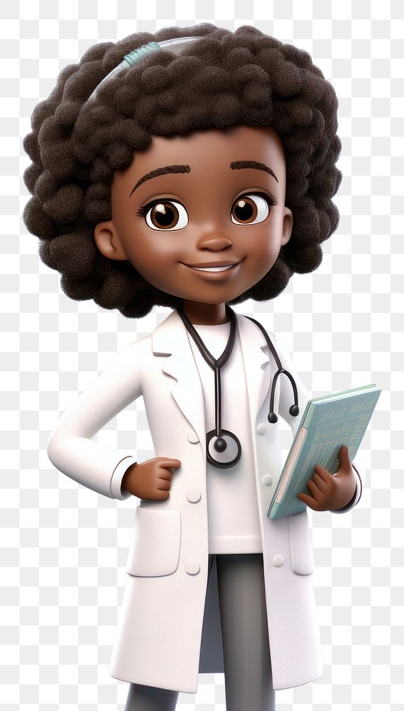 PNG Cartoon cute white background stethoscope. AI generated Image by rawpixel.