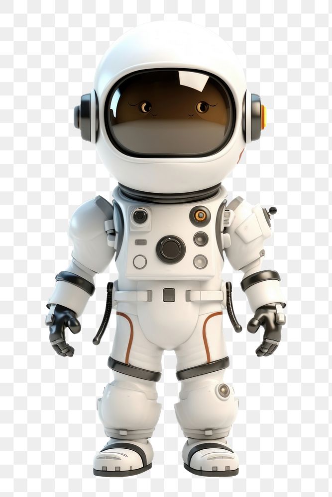 PNG Astronaut cartoon robot white. 