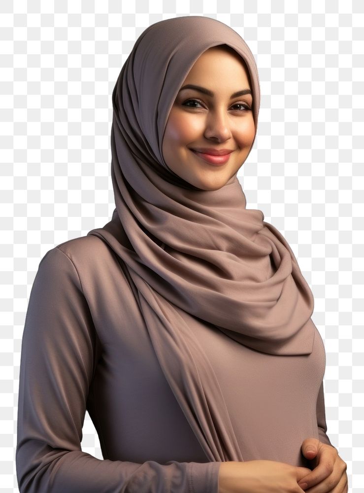 PNG Portrait scarf adult smile. AI generated Image by rawpixel.
