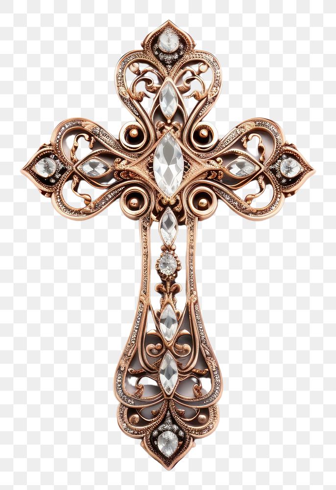 PNG Cross crucifix jewelry symbol transparent background