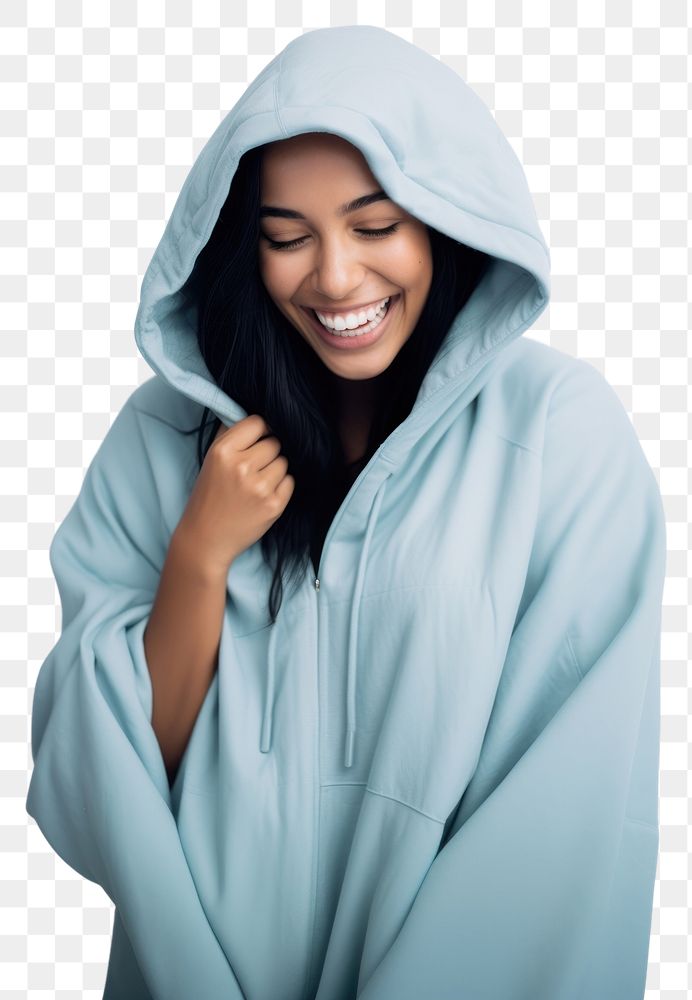 PNG Sweatshirt portrait clothing smile. AI generated Image by rawpixel.