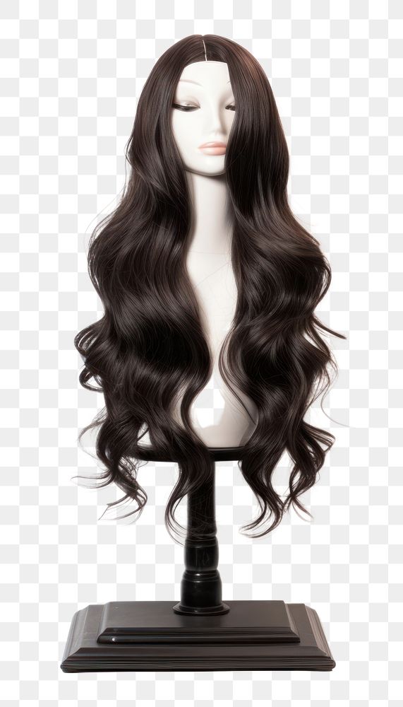 PNG Wig adult hairstyle mannequin. AI generated Image by rawpixel.