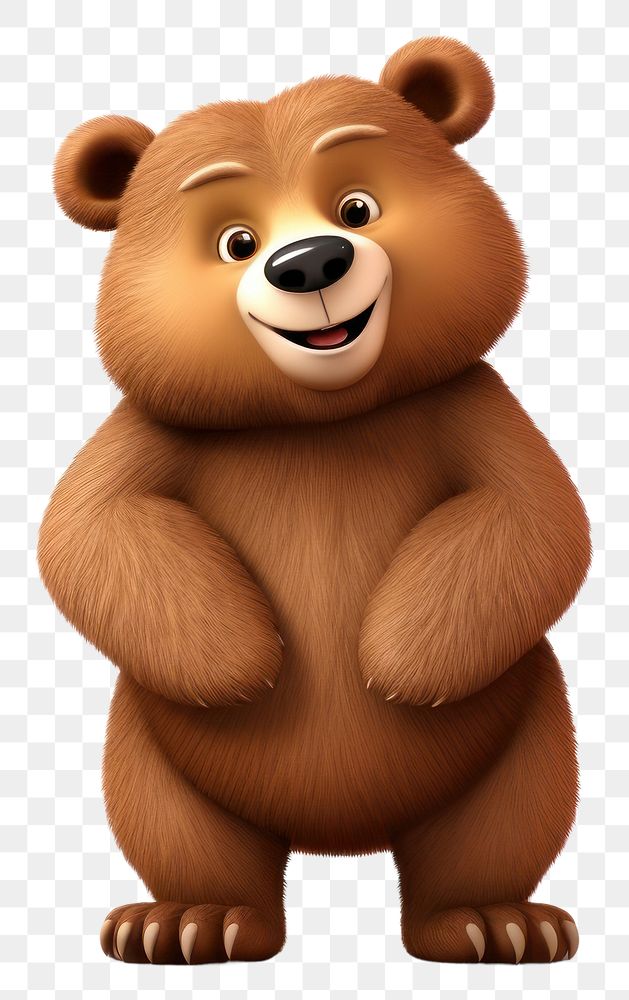 PNG Bear cartoon mammal transparent background