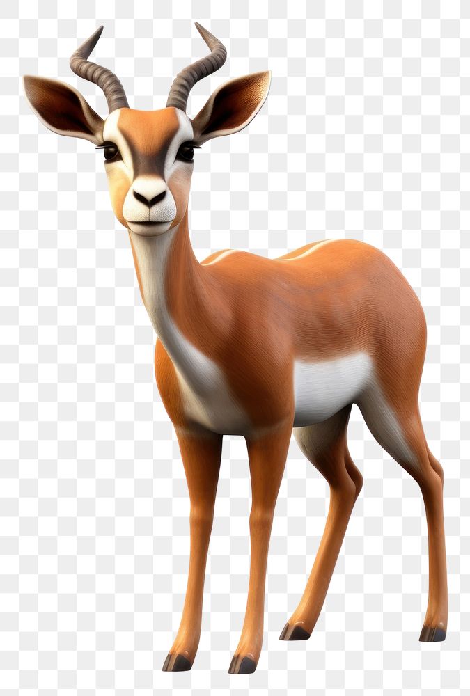 PNG Animal wildlife mammal impala. AI generated Image by rawpixel.