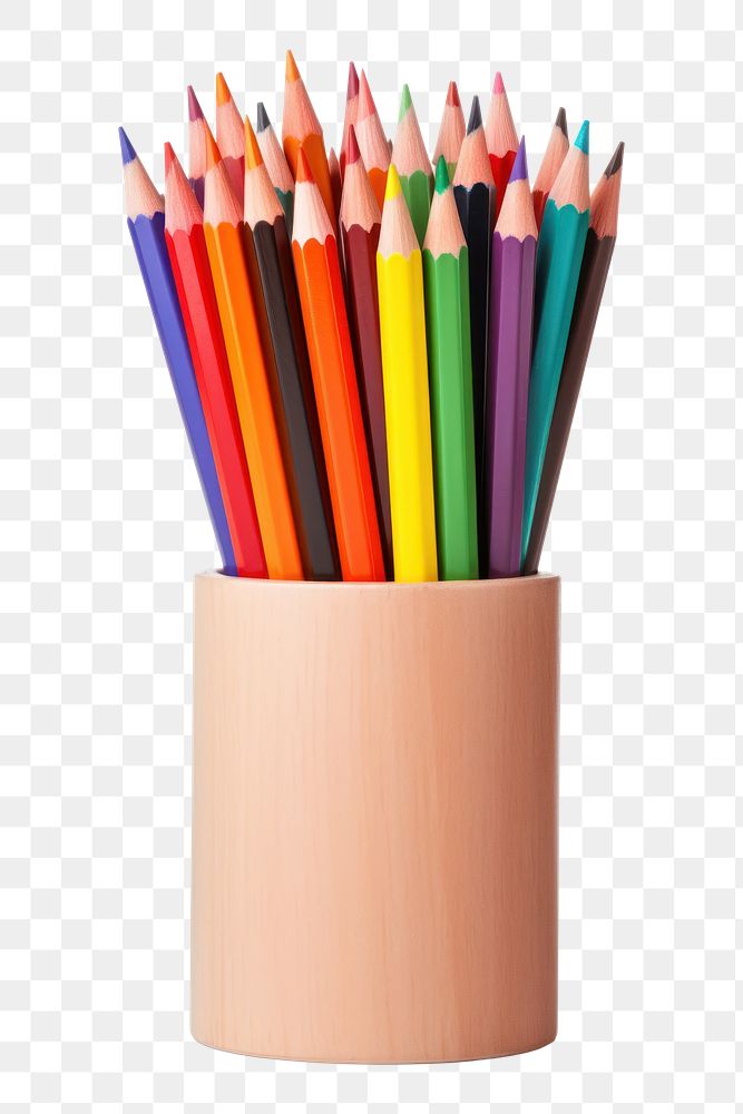 PNG Pencil arrangement creativity variation. AI generated Image by rawpixel.