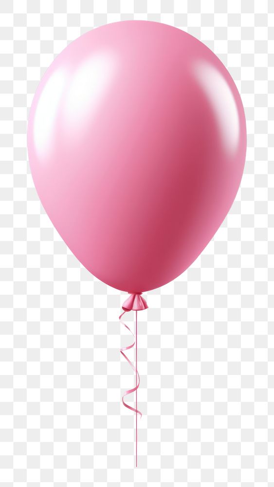 PNG Balloon birthday pink anniversary. 