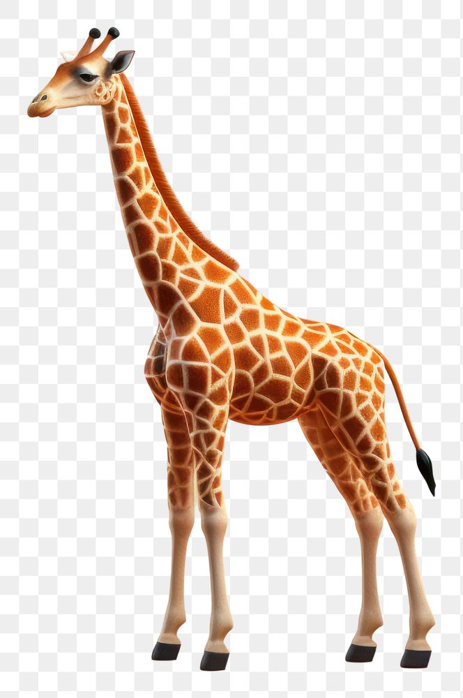 PNG Giraffe wildlife animal mammal transparent background