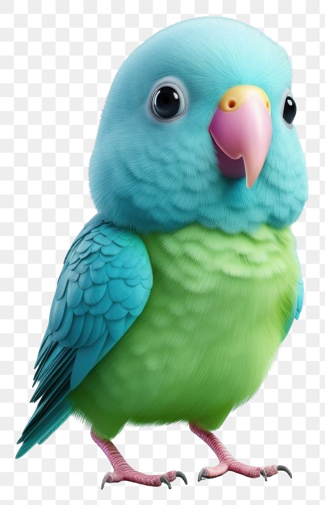 PNG Parrot animal bird budgerigar. AI generated Image by rawpixel.