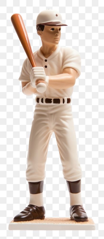 PNG Baseball figurine sports transparent background. 