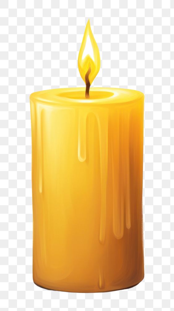 PNG Candle illuminated cylinder. 