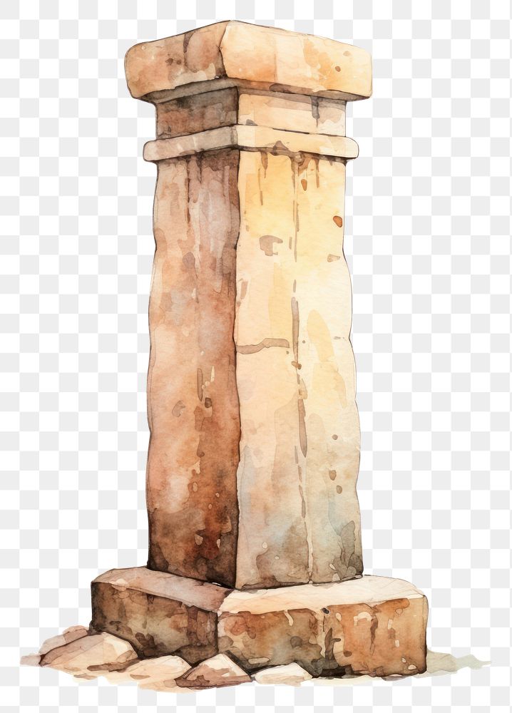 PNG Architecture column archaeology letterbox. AI generated Image by rawpixel.