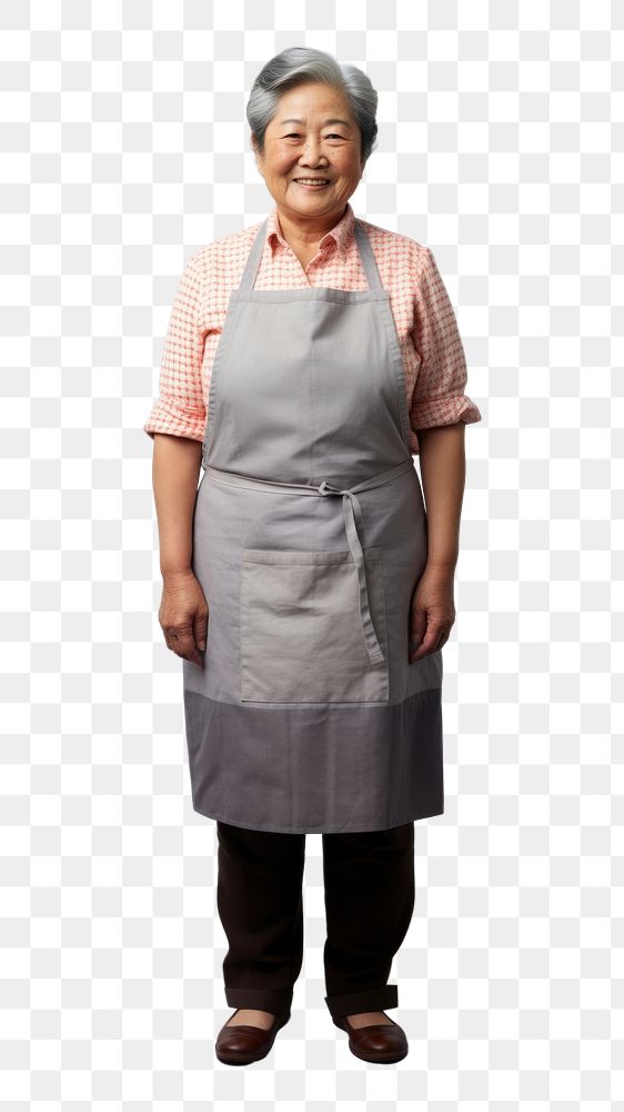 PNG Apron happiness portrait standing. AI generated Image by rawpixel.