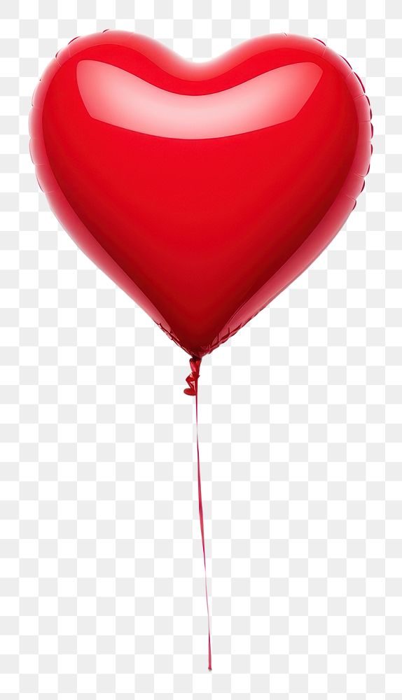 PNG Balloon heart white background valentine's day. 