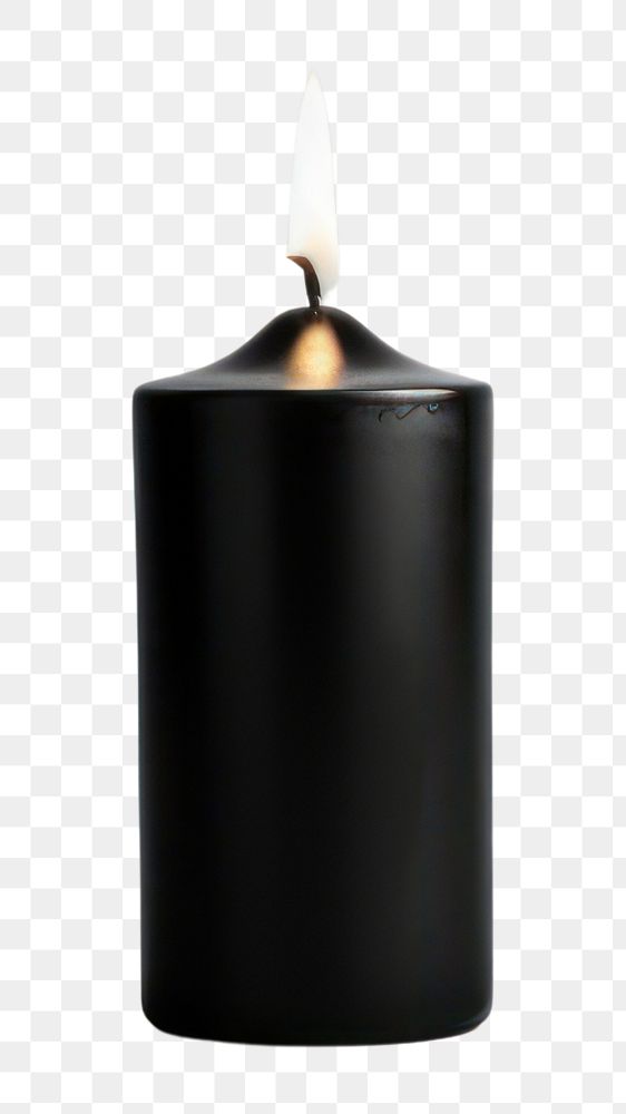 PNG Candle black spirituality. 