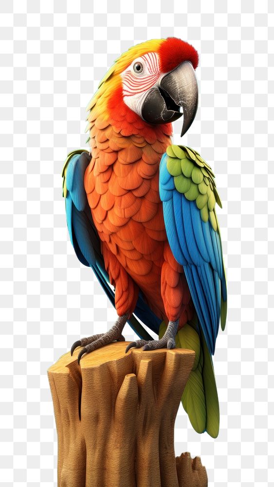 PNG Parrot animal bird wildlife
