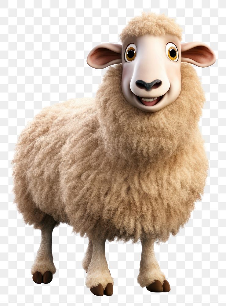 PNG Livestock animal mammal sheep. AI generated Image by rawpixel.