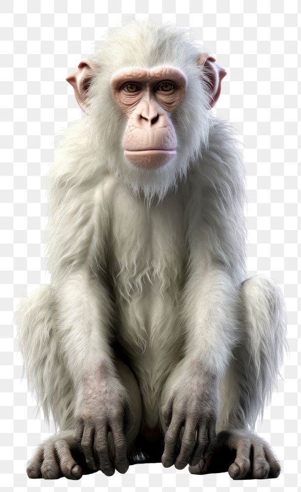 PNG Monkey animal wildlife mammal. AI generated Image by rawpixel.