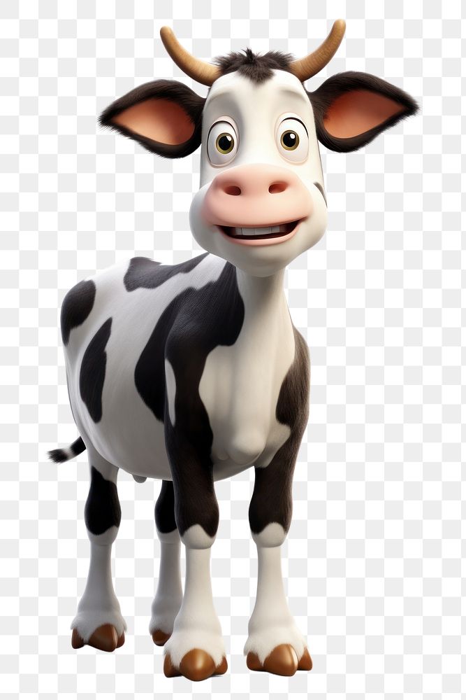 PNG Livestock cow mammal animal. AI generated Image by rawpixel.