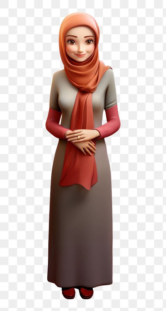 PNG Fashion hijab dress adult. 