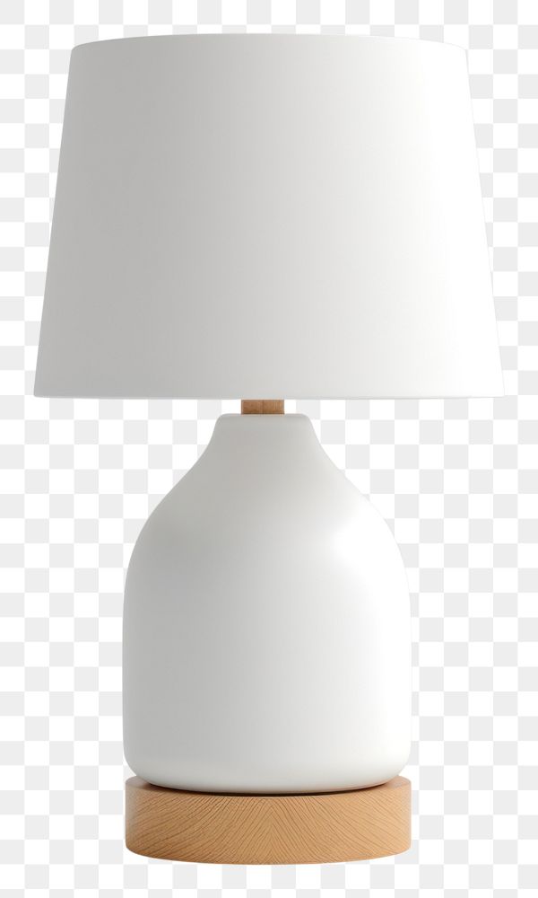 PNG  Lamp lampshade white electricity. AI generated Image by rawpixel.
