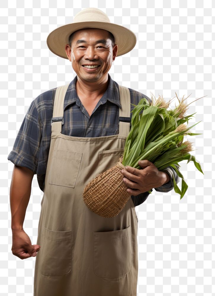 PNG Vegetable holding farmer adult. AI generated Image by rawpixel.