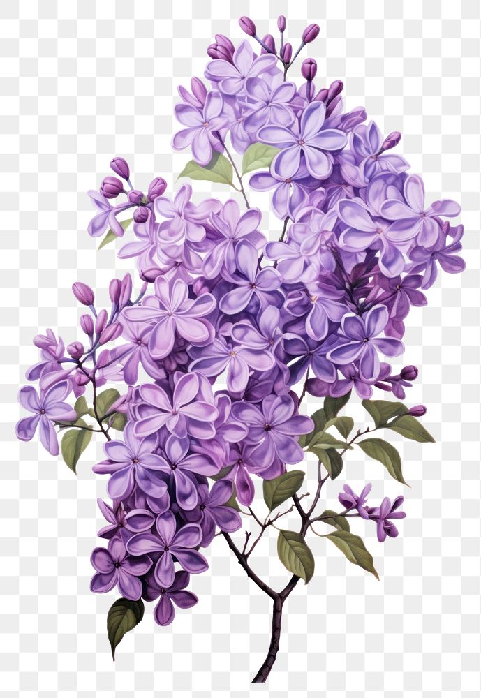 PNG Blossom flower lilac plant. | Premium PNG - rawpixel