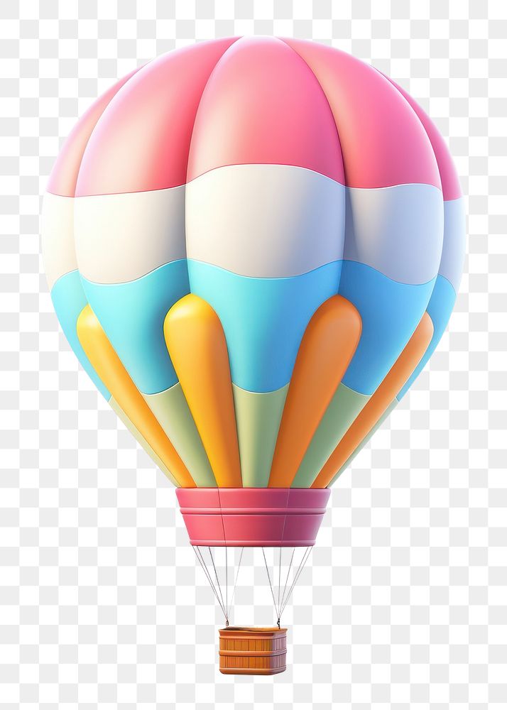 PNG Balloon aircraft vehicle cartoon. AI generated Image by rawpixel.