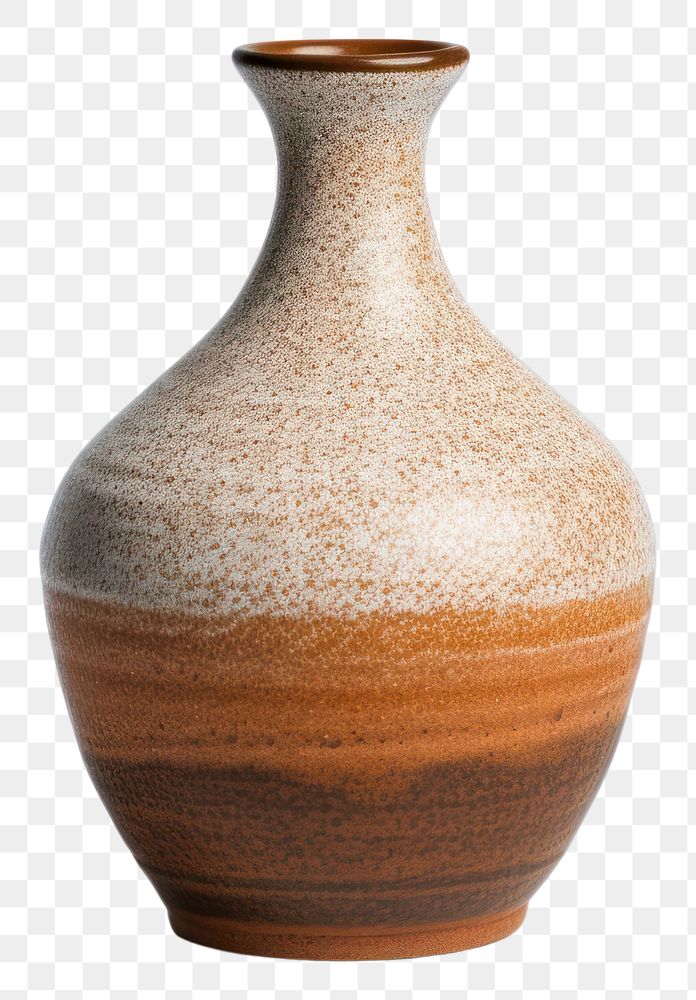 PNG Ceramic vase pottery white background earthenware. AI generated Image by rawpixel.