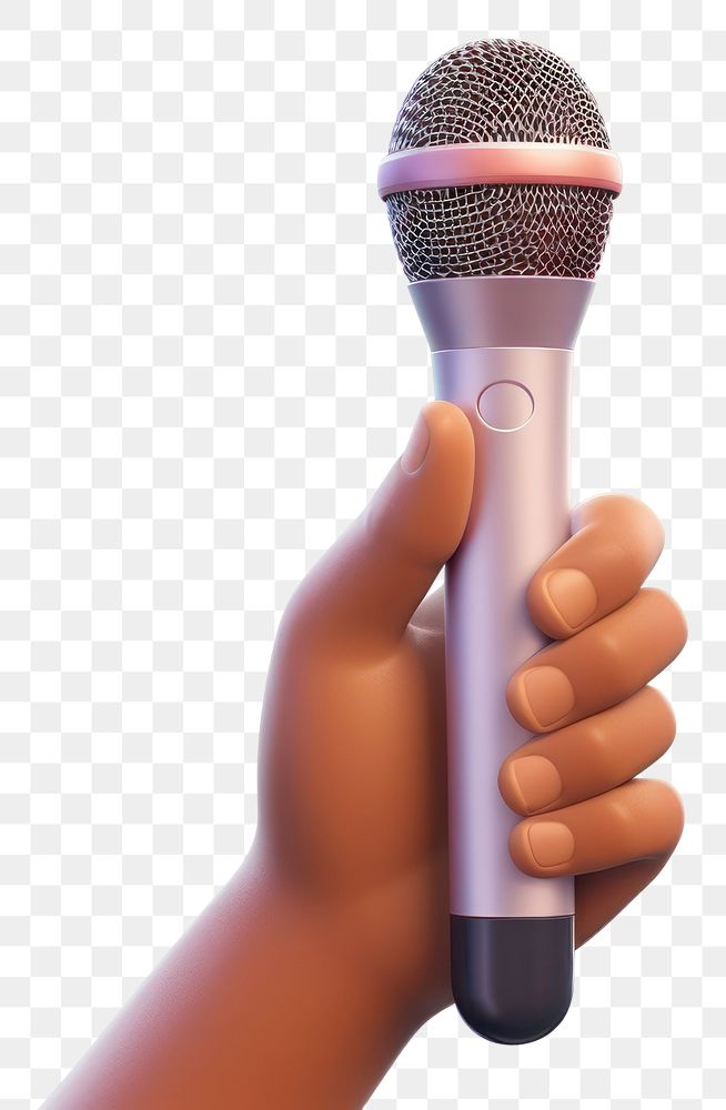 PNG Microphone performance technology medication. AI generated Image by rawpixel.