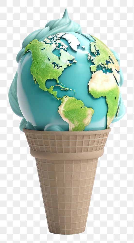 PNG Dessert cartoon earth cream. AI generated Image by rawpixel.
