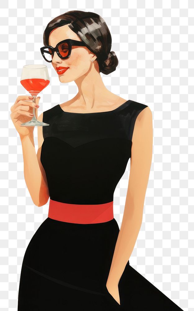 PNG Drinking portrait fashion adult. AI generated Image by rawpixel.