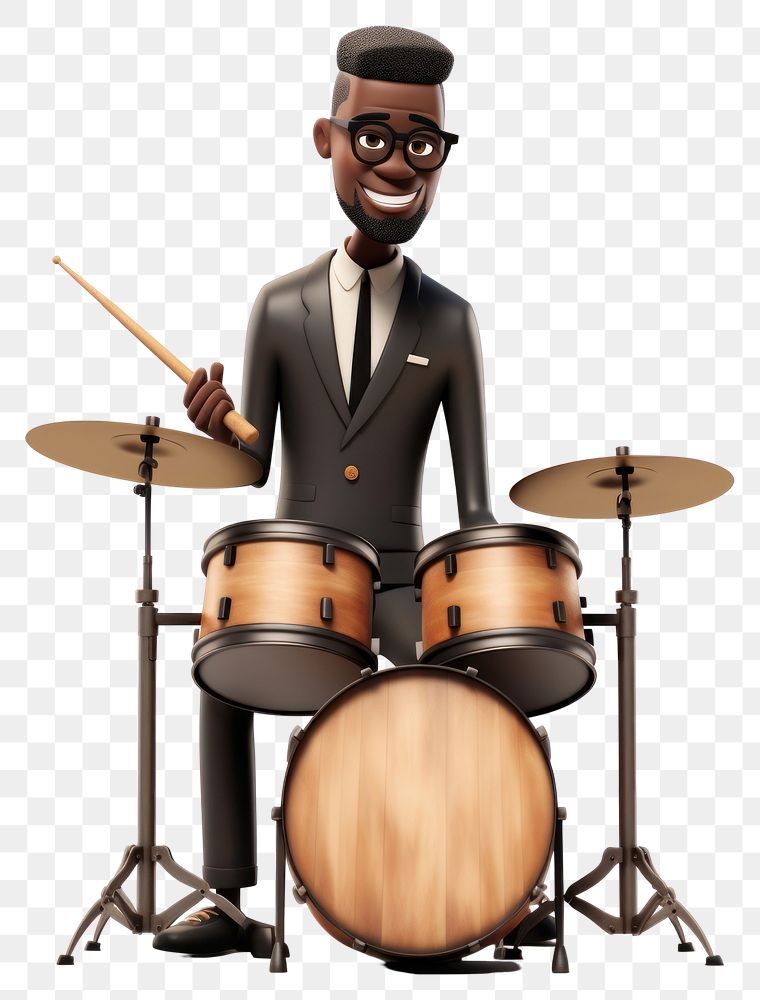 PNG Musician drums percussion drummer. AI generated Image by rawpixel.