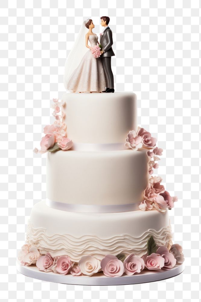 PNG Wedding cake dessert bride. AI generated Image by rawpixel.