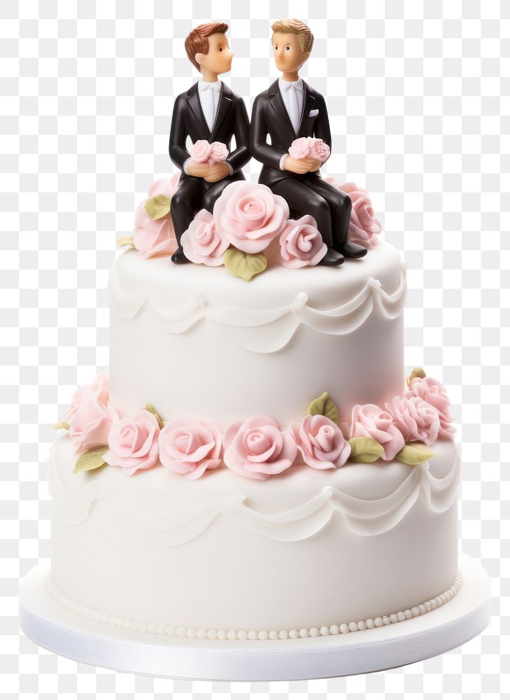PNG Wedding cake dessert icing. AI generated Image by rawpixel.