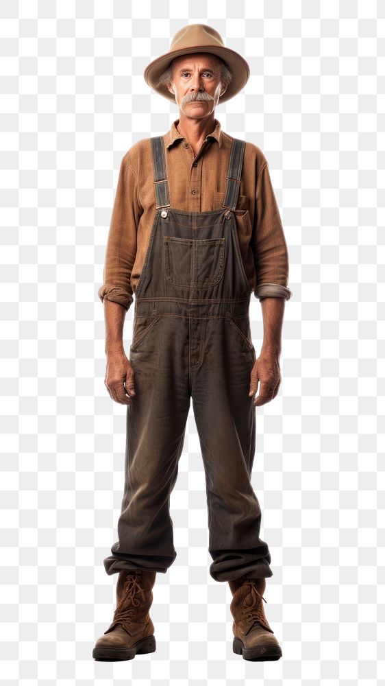 PNG Farmer adult man transparent background. AI generated Image by rawpixel.