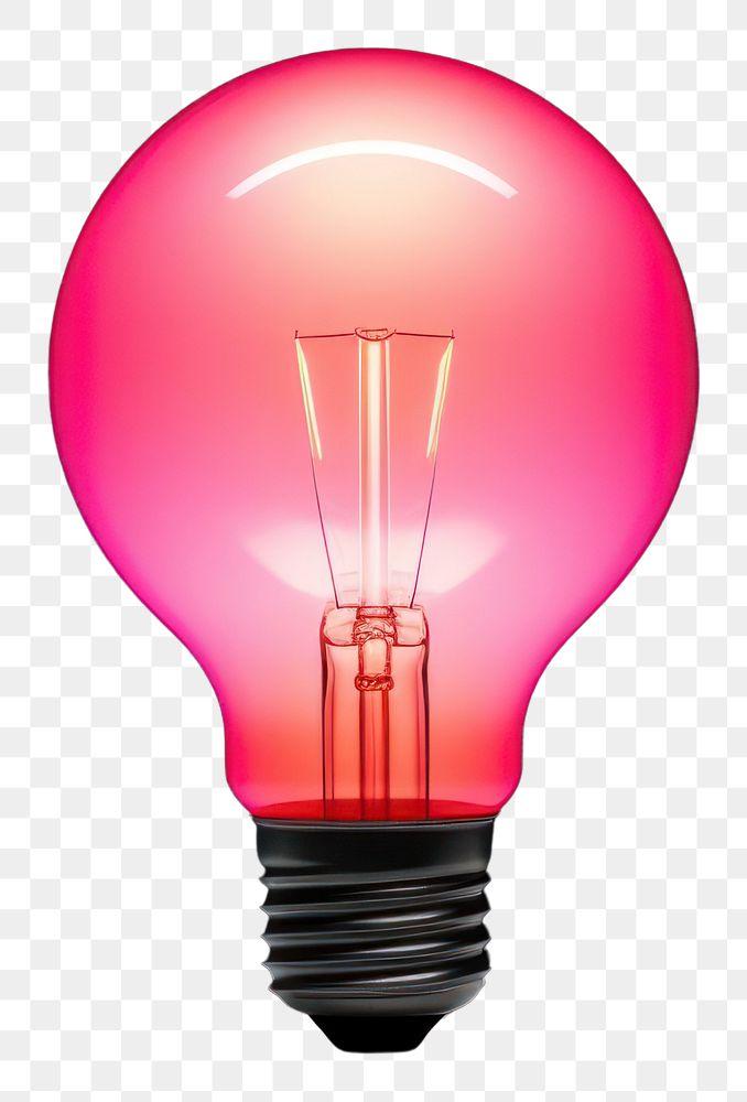 PNG Lightbulb lamp illuminated electricity. AI generated Image by rawpixel.