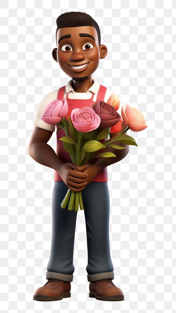 PNG Florist cartoon flower plant. 