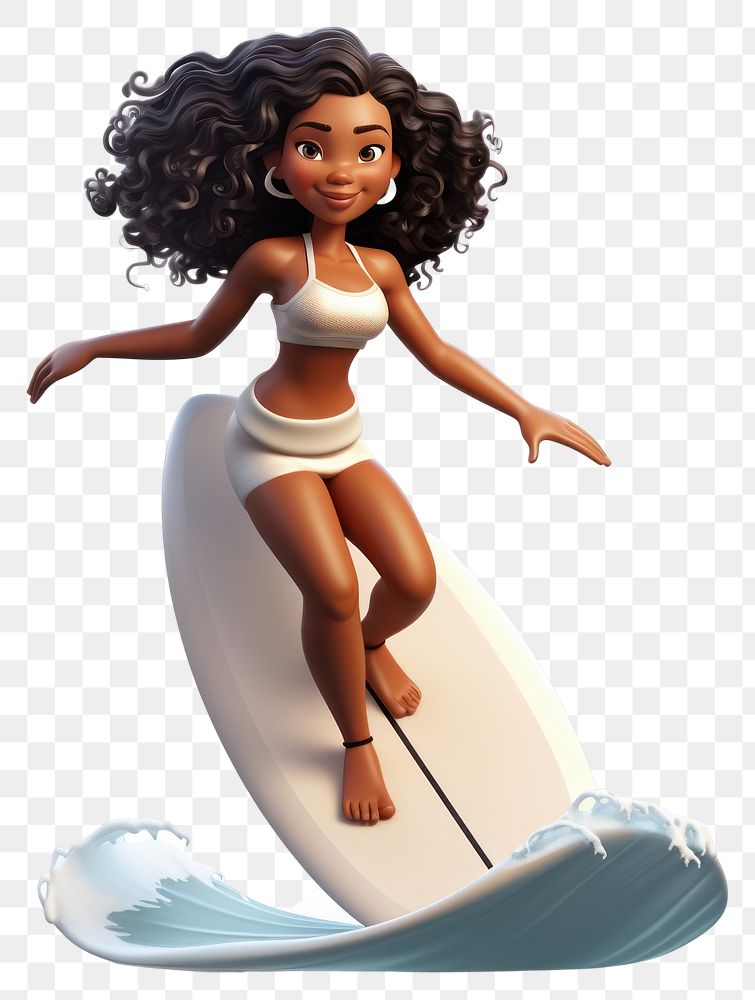 PNG Surfboard cartoon toy sea. AI generated Image by rawpixel.