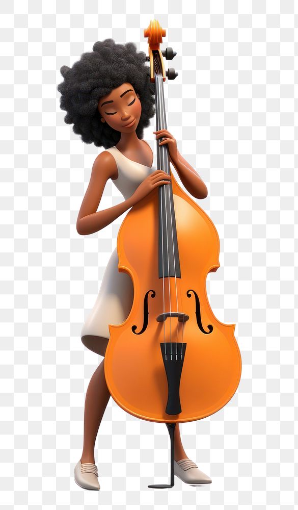 PNG Musician female cello adult. AI generated Image by rawpixel.