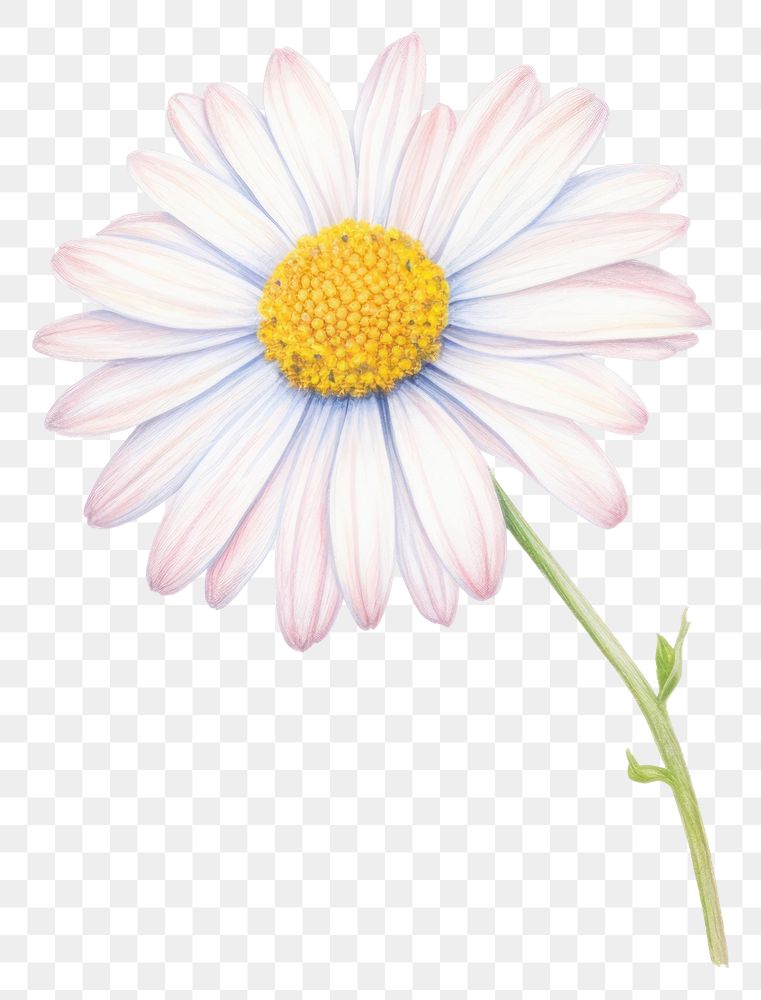 PNG Daisy flower petal plant. 