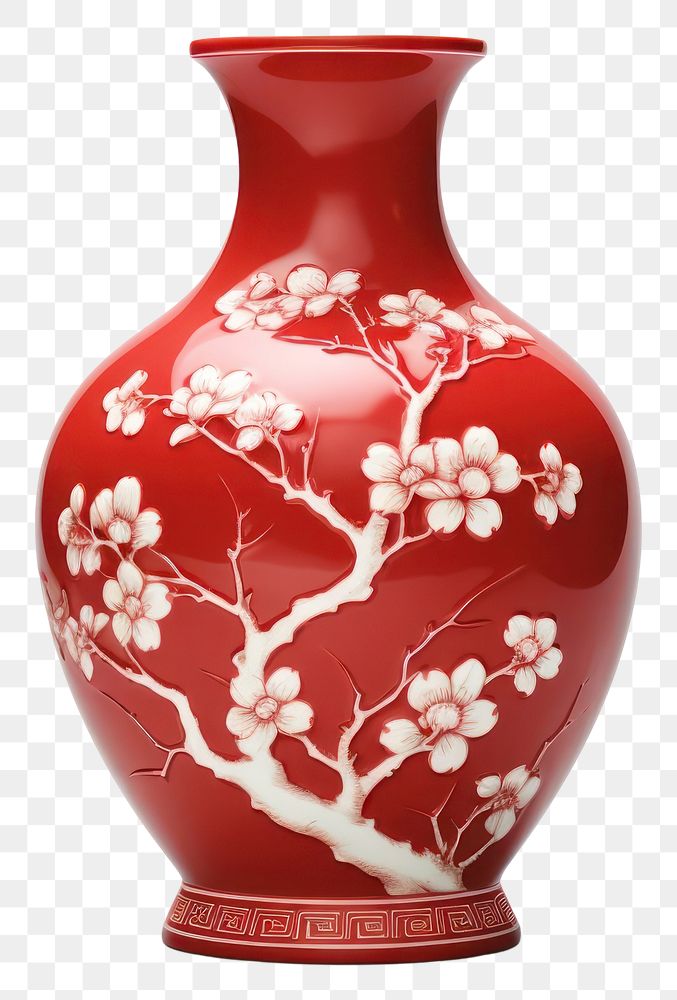 PNG Flower vase porcelain pottery art. 