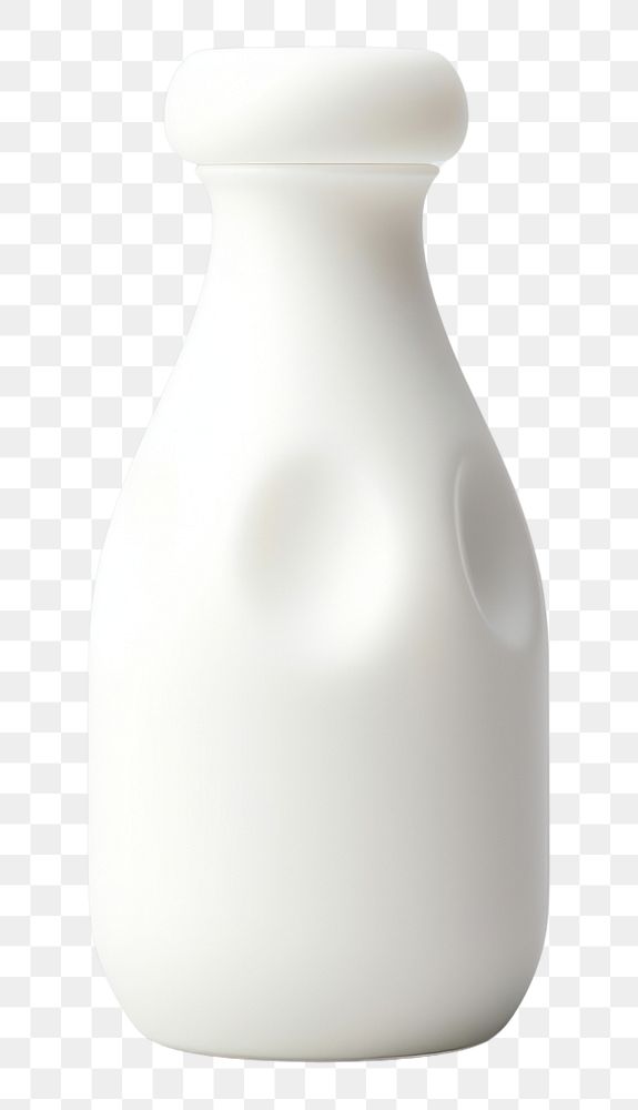 PNG  Milk porcelain white vase. AI generated Image by rawpixel.