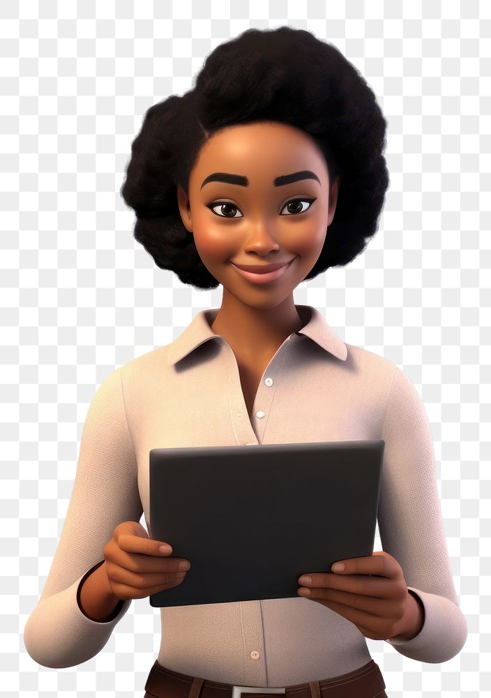 PNG Computer cartoon adult woman. 