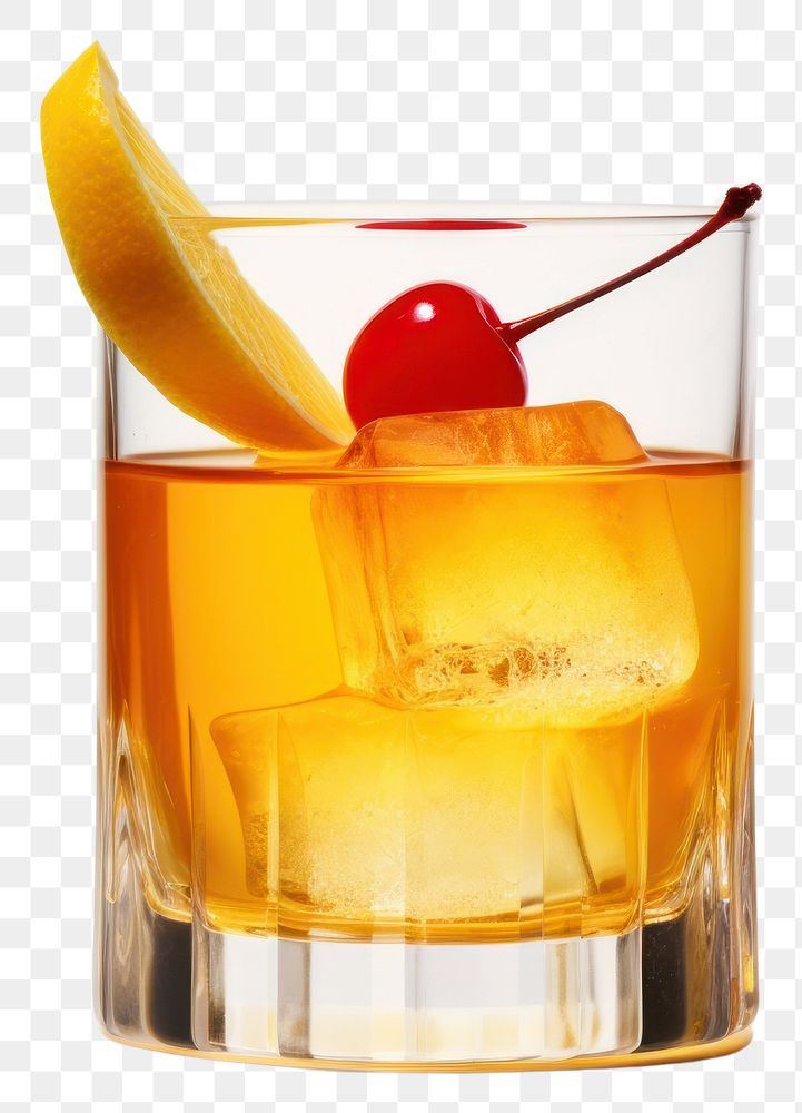 PNG Cocktail drink fruit glass transparent background