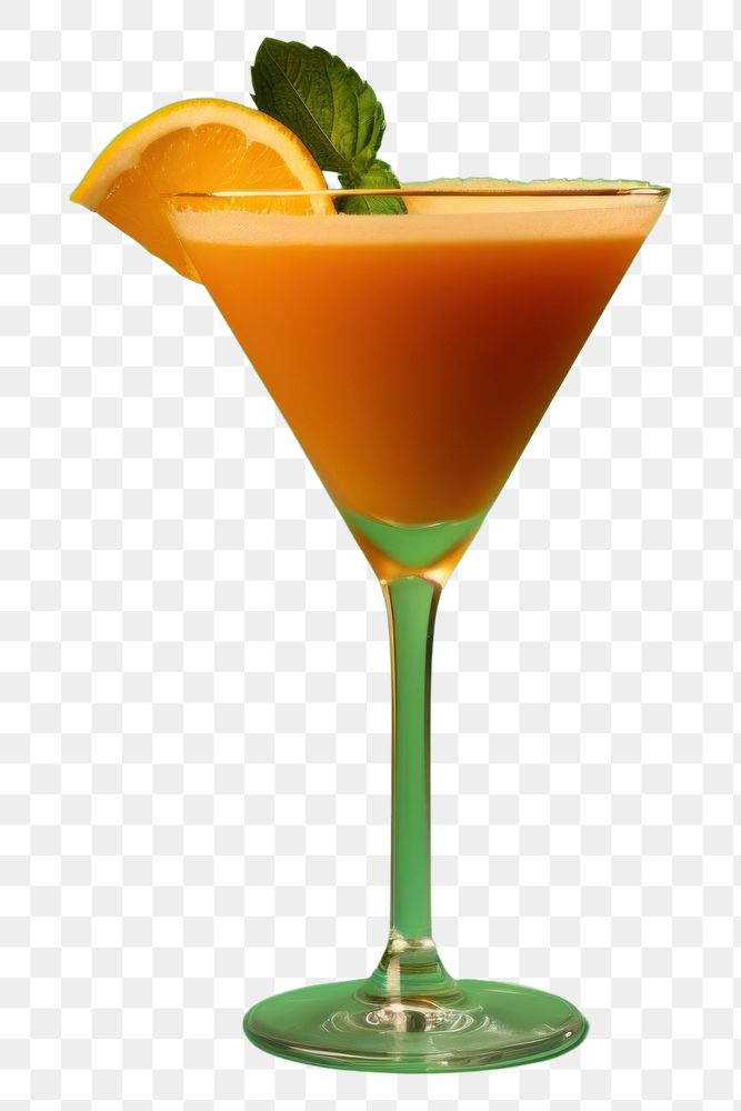 PNG Cocktail martini orange drink transparent background