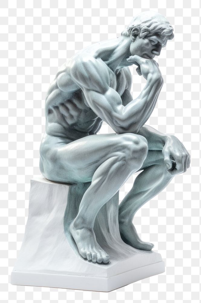 PNG Sculpture figurine statue adult. AI generated Image by rawpixel.