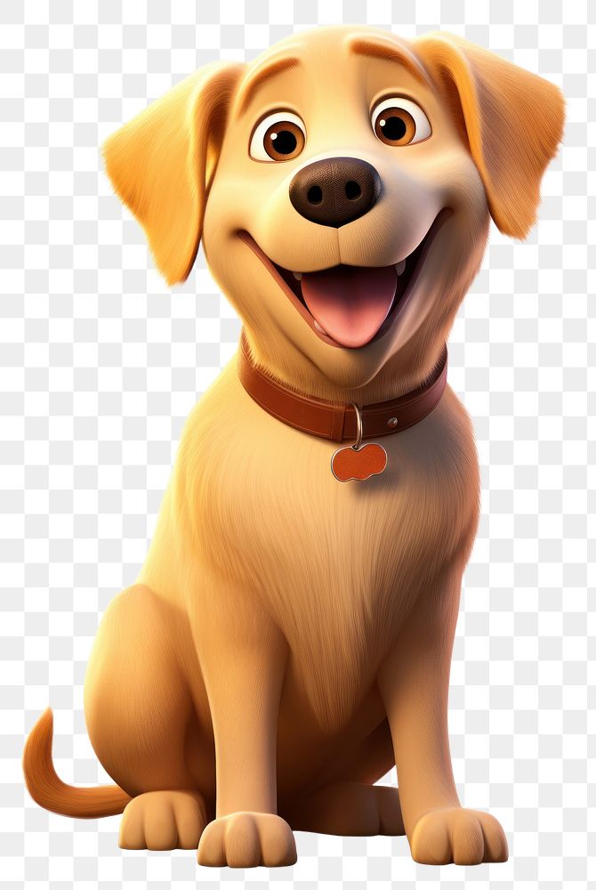 PNG Retriever cartoon mammal animal. 